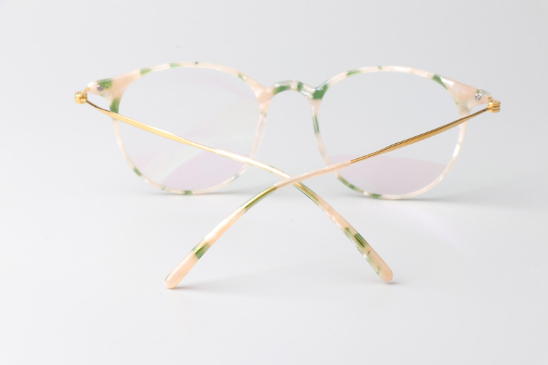 BS6064 Eyeglasses Cream Green Gold