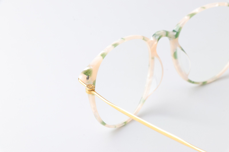 BS6064 Eyeglasses Cream Green Gold
