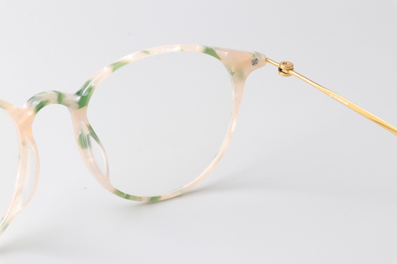 BS6064 Eyeglasses Cream Green Gold
