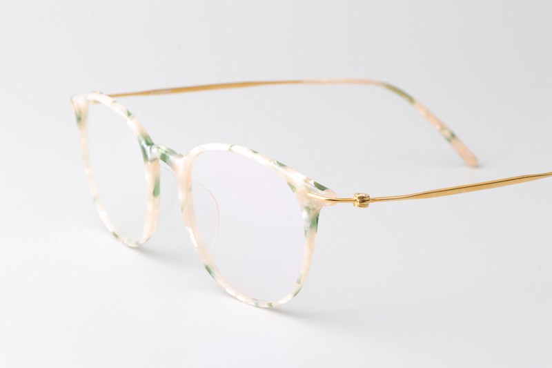 BS6064 Eyeglasses Cream Green Gold