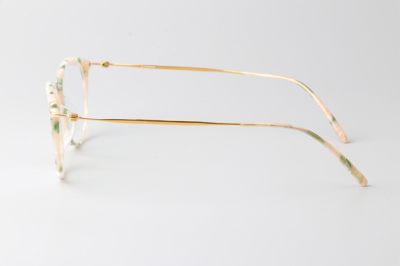 BS6064 Eyeglasses Cream Green Gold