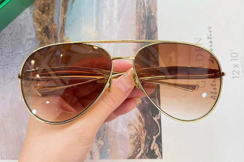 BV1305S Sunglasses Gold Gradient Brown