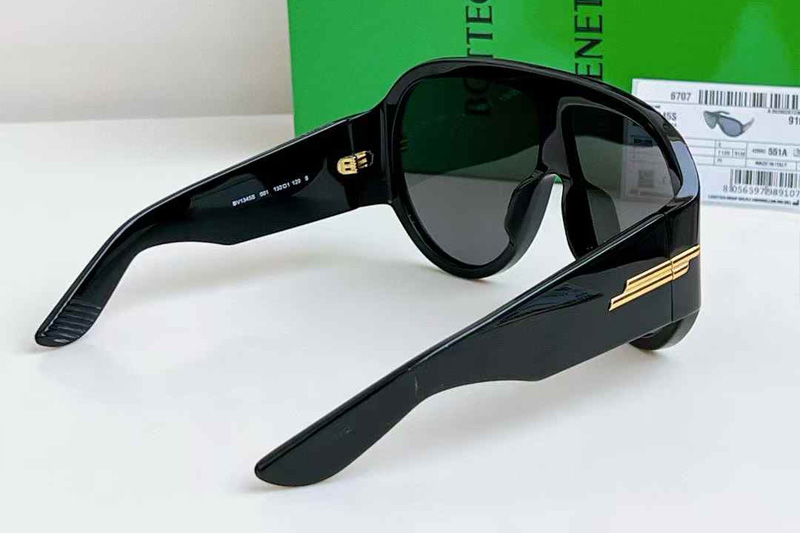 BV1345S Sunglasses Black Gray