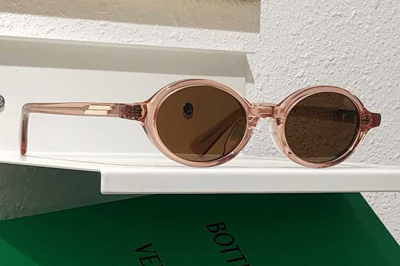 BV1388S Sunglasses Pink Brown