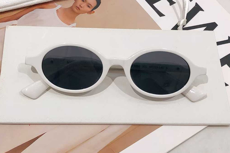 BV1388S Sunglasses White Gray