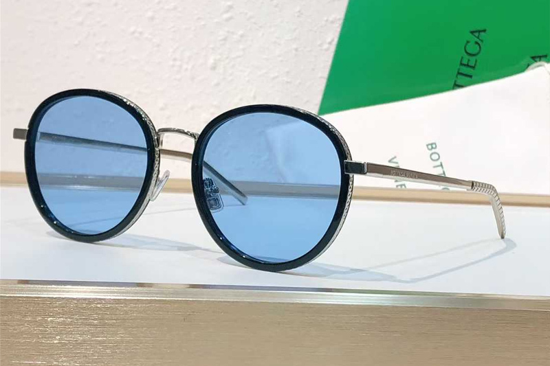 BV1428OA Sunglasses Black Silver Blue