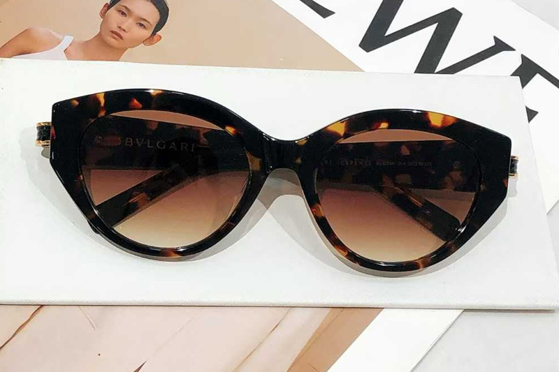 BV40046I Sunglasses Tortoise Gradient Brown