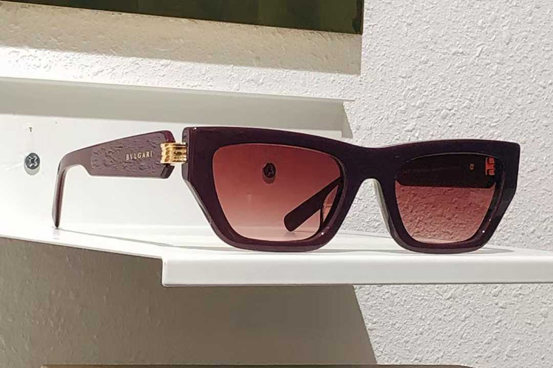 BV40047I Sunglasses Red Gradient Pink