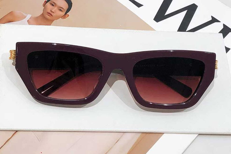 BV40047I Sunglasses Red Gradient Pink