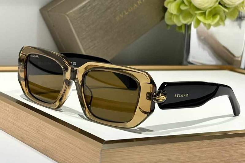 BV40067 Sunglasses Brown Black Brown