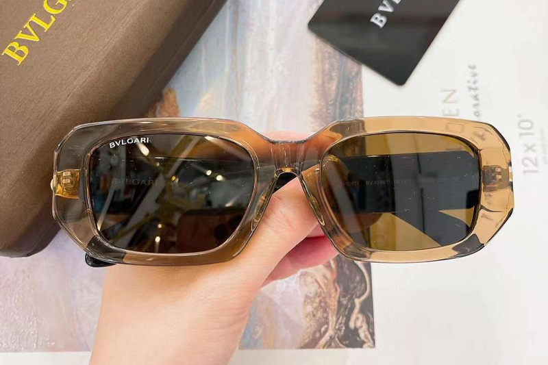 BV40067 Sunglasses Brown Black Brown