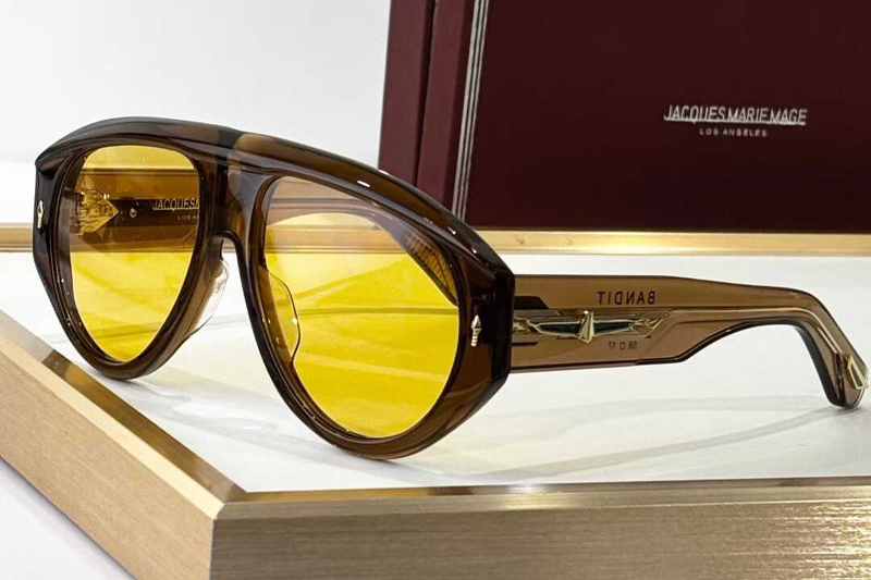 Bandit Sunglasses Brown Yellow