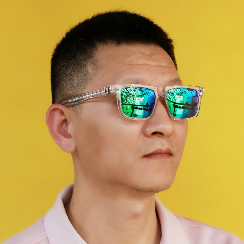 Box Lunch-A Sunglasses Clear Green Flash