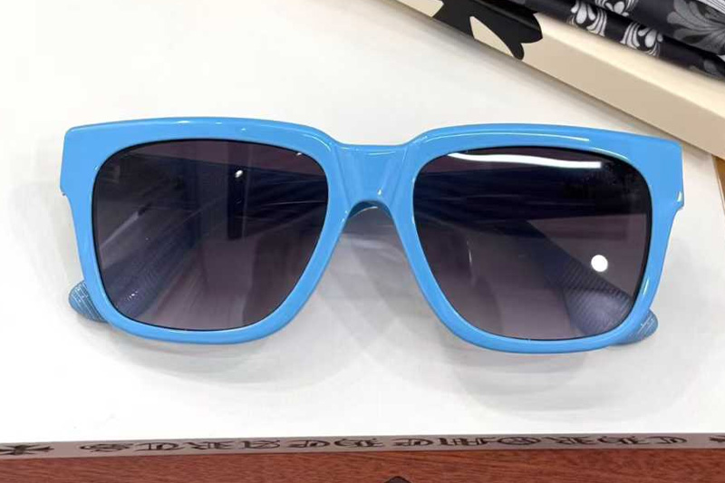 Box Officer Mist Sunglasses Blue Gradient Gray