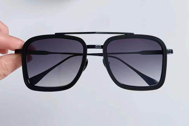 Brad Sunglasses Black Gradient Gray