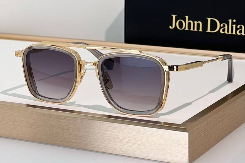 Brad Sunglasses Gold Gray Gradient Gray