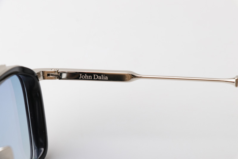 Brad Sunglasses Silver Black Gradient Blue