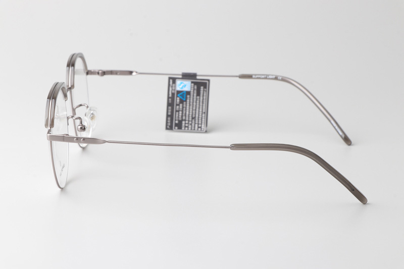 Bret Eyeglasses Gray Silver