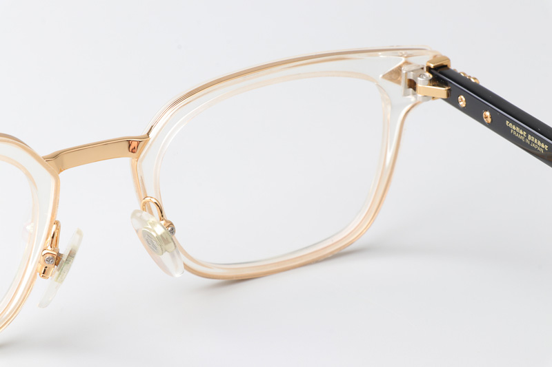 Buck Butter Eyeglasses Transparent Black
