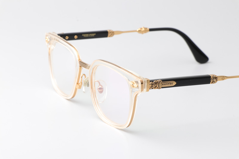 Buck Butter Eyeglasses Transparent Black