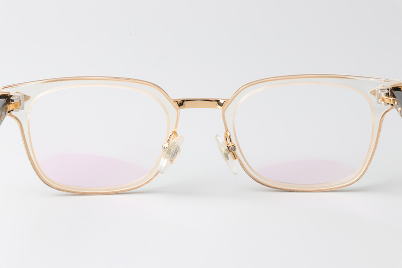 Buck Butter Eyeglasses Transparent Black