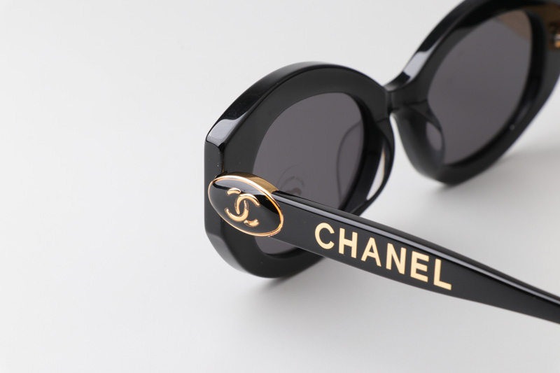 CH0551 Sunglasses Black Gray