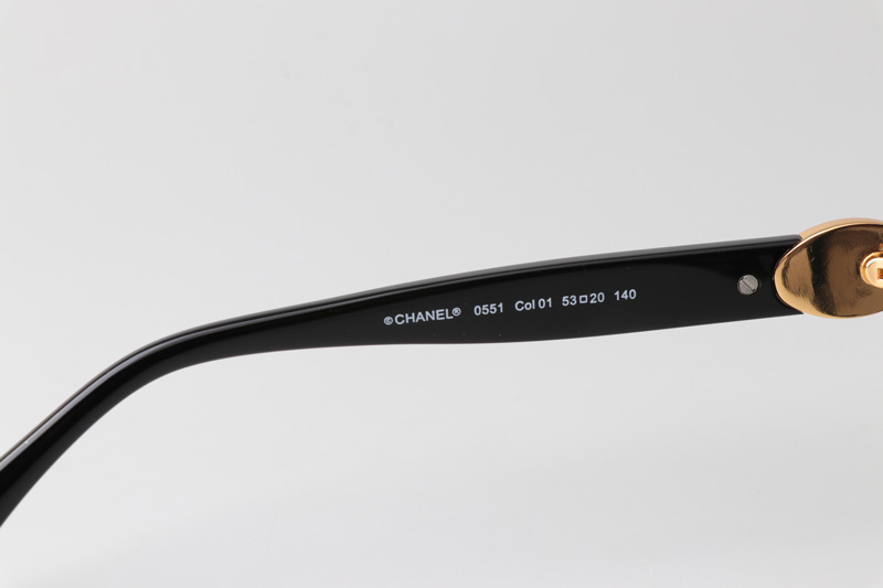 CH0551 Sunglasses Black Gray