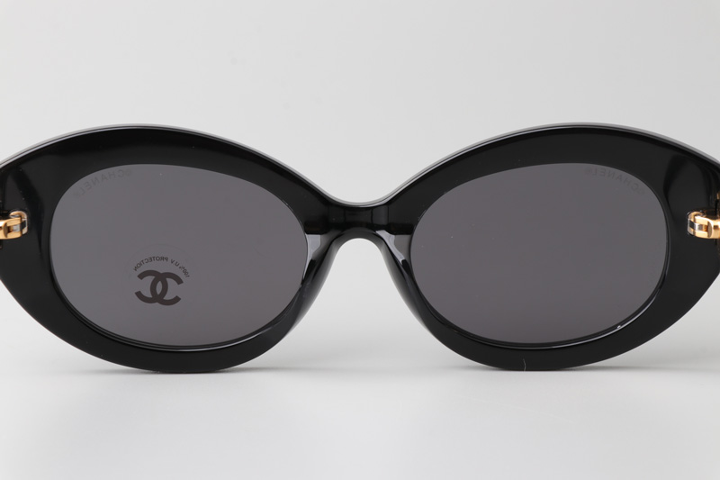 CH0551 Sunglasses Black Gray