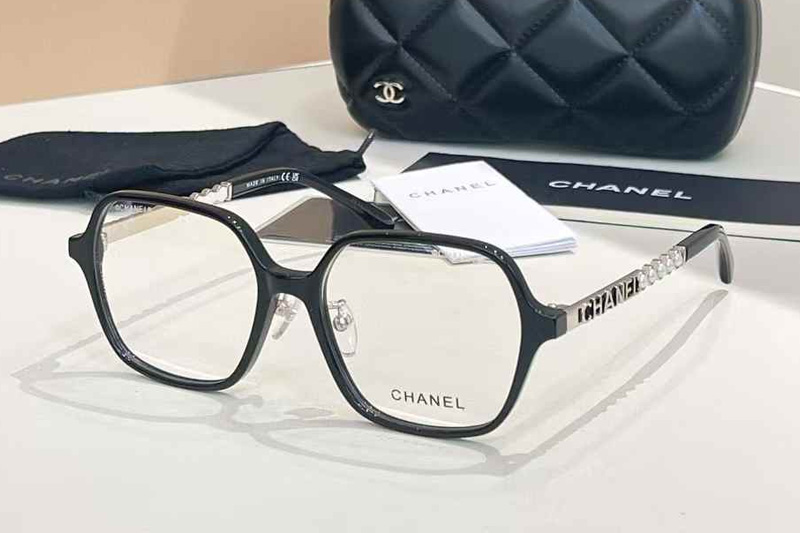 CH0708 Eyeglasses Black Silver