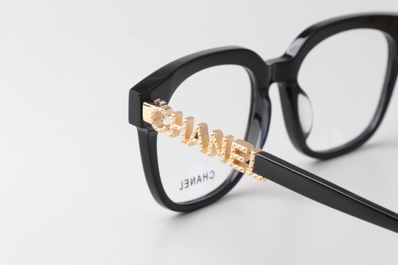 CH0748 Eyeglasses Black Gold