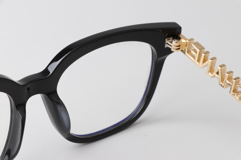 CH0748 Eyeglasses Black Gold