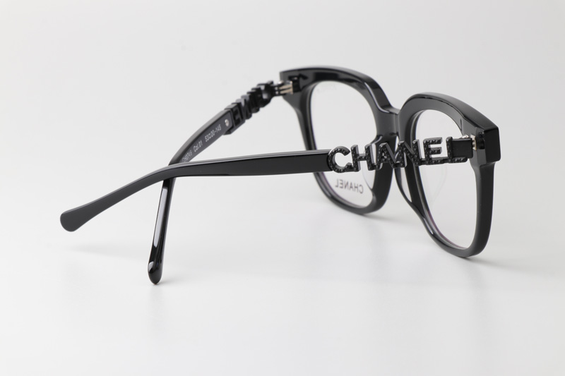 CH0748 Eyeglasses Full Black