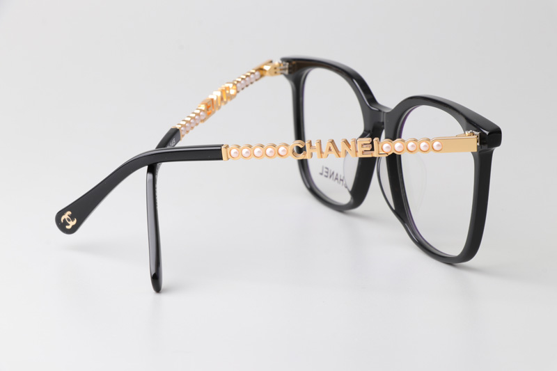 CH0787 Eyeglasses Black Gold