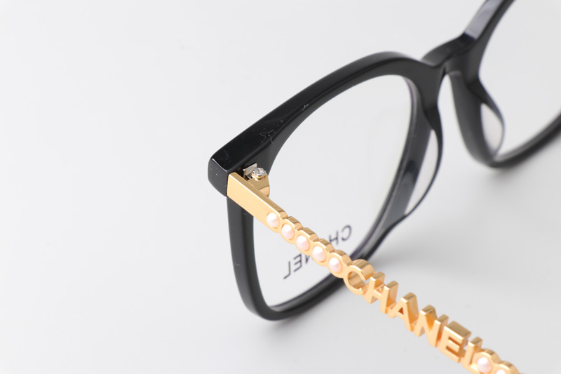 CH0787 Eyeglasses Black Gold