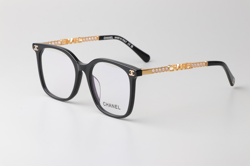 CH0787 Eyeglasses Black Gold