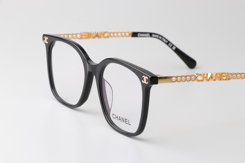 CH0787 Eyeglasses Black Gold