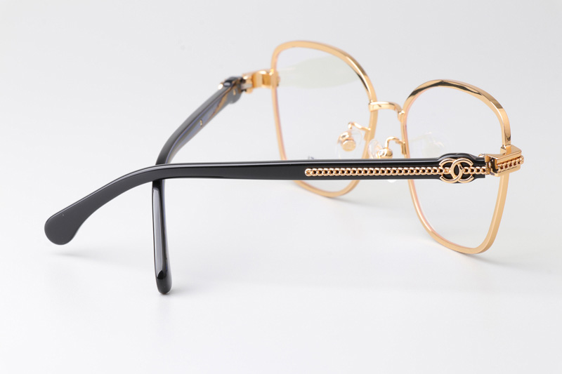 CH2212 Eyeglasses Gold Black