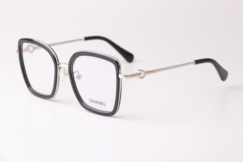 CH2222 Eyeglasses Black Silver