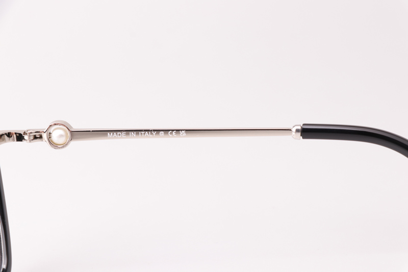 CH2222 Eyeglasses Black Silver