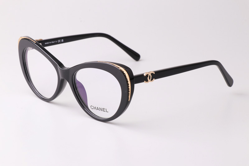 CH3405 Eyeglasses Black Gold