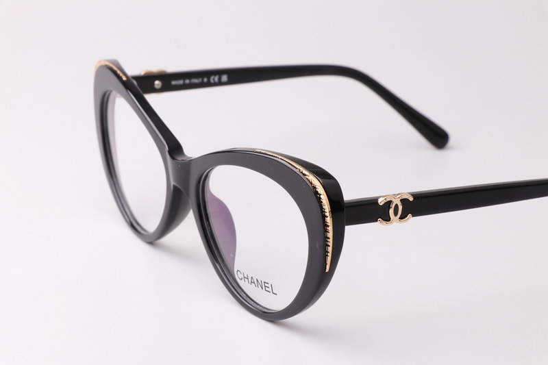 CH3405 Eyeglasses Black Gold