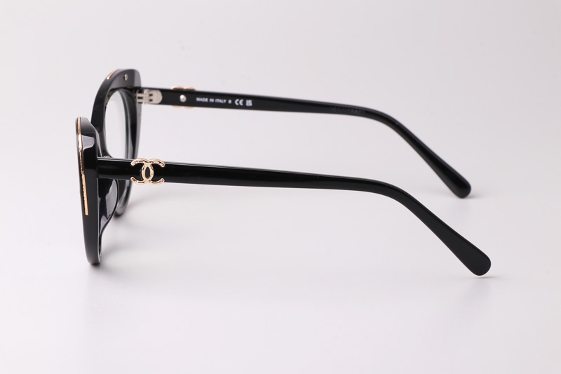 CH3405 Eyeglasses Black Gold