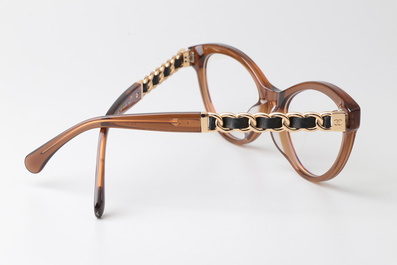 CH3428Q Eyeglasses Brown Gold