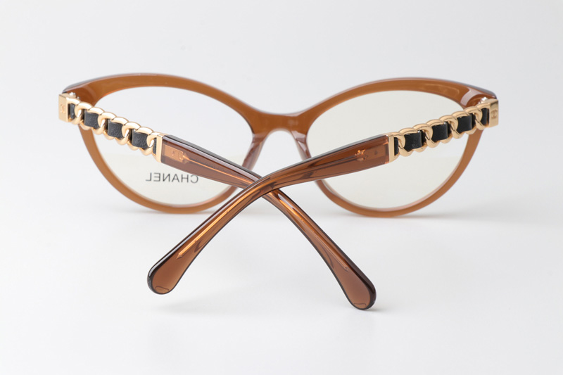 CH3428Q Eyeglasses Brown Gold