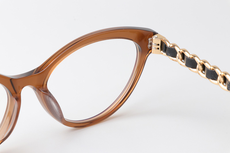 CH3428Q Eyeglasses Brown Gold
