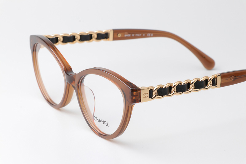 CH3428Q Eyeglasses Brown Gold