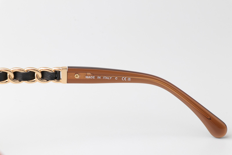 CH3428Q Eyeglasses Brown Gold