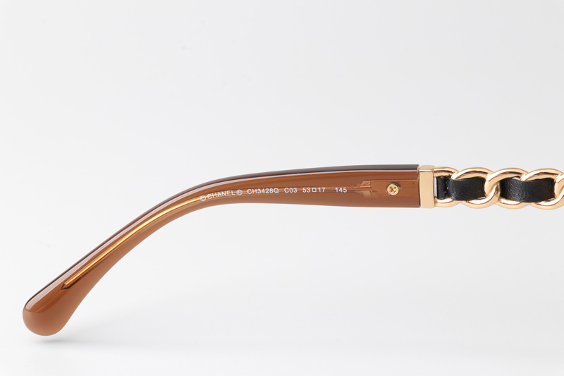 CH3428Q Eyeglasses Brown Gold