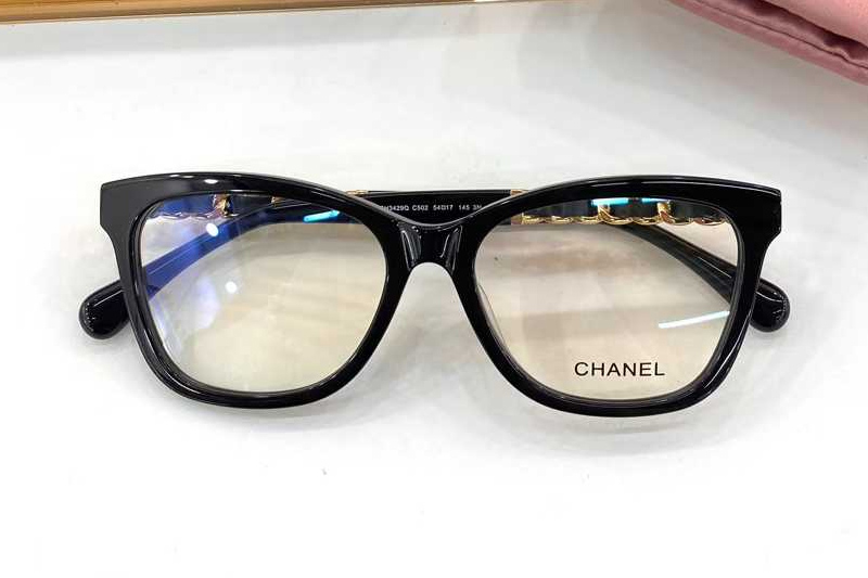 CH3429Q Eyeglasses Black Gold