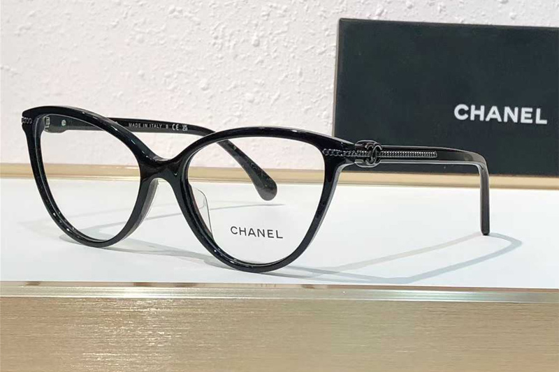 CH3457 Eyeglasses Black Gunmetal